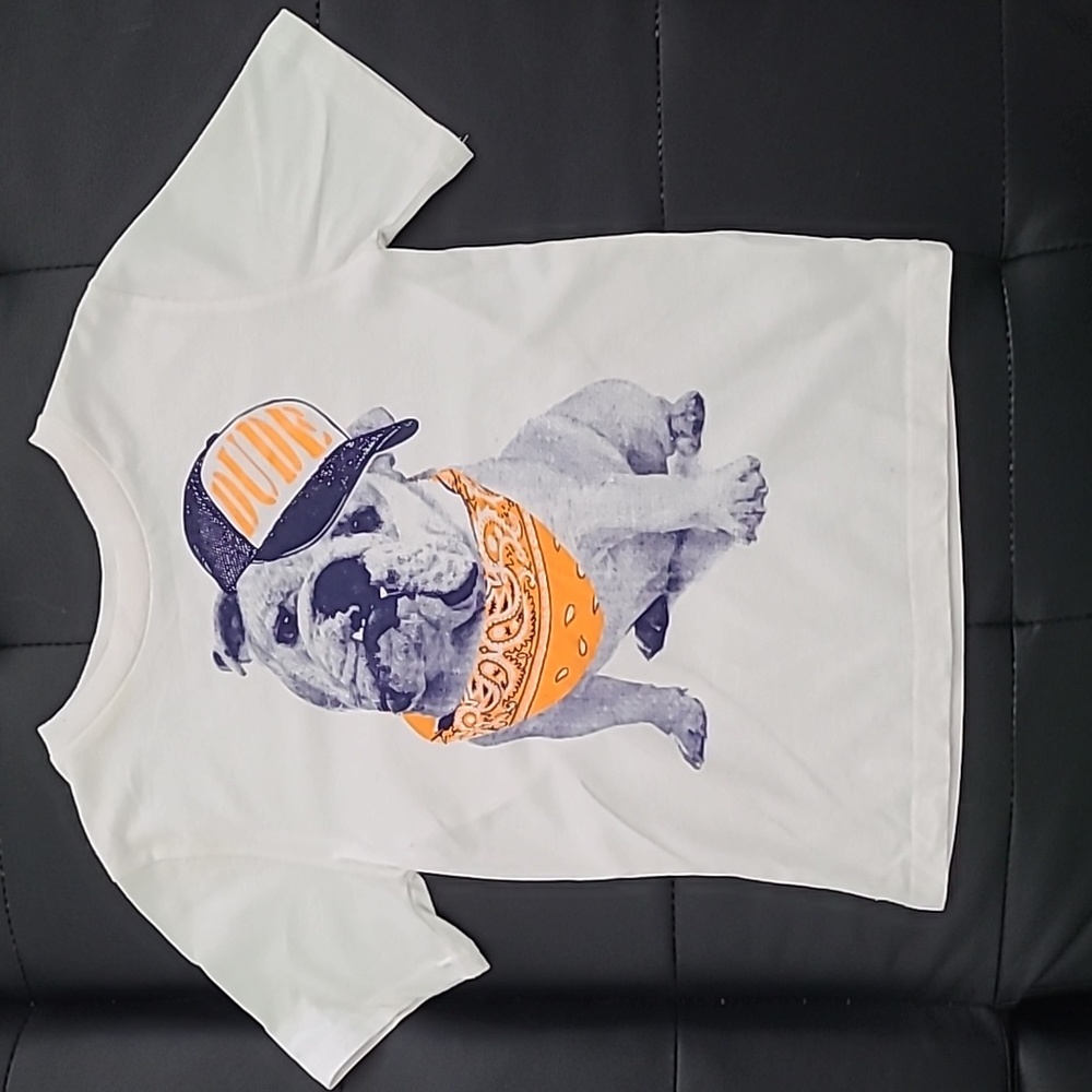 Funny dog short sleeve sz L